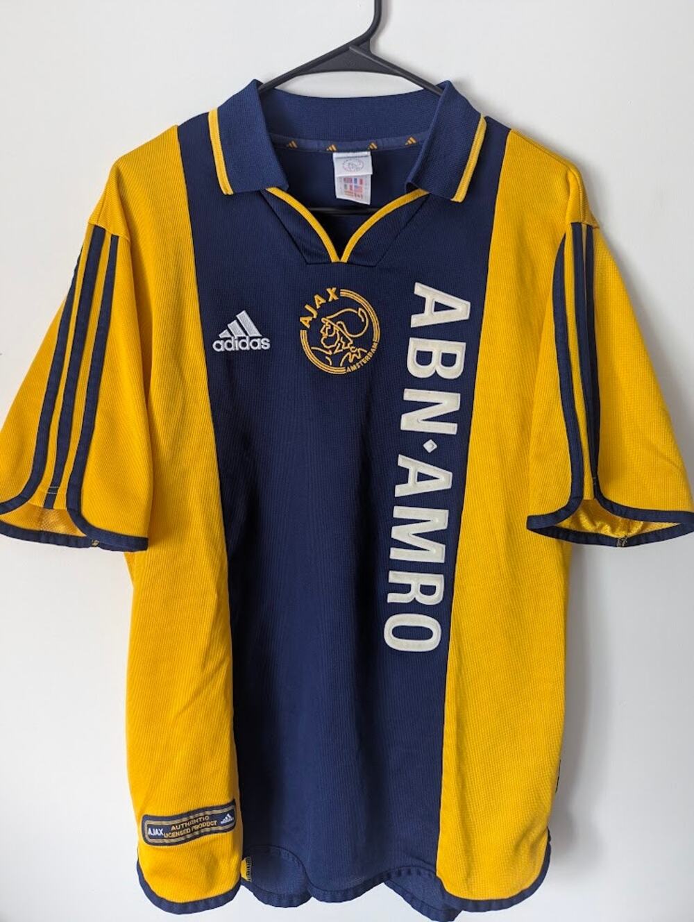 Ajax 2000/01 Away Vintage Jersey Men’s Medium Adidas Shirt